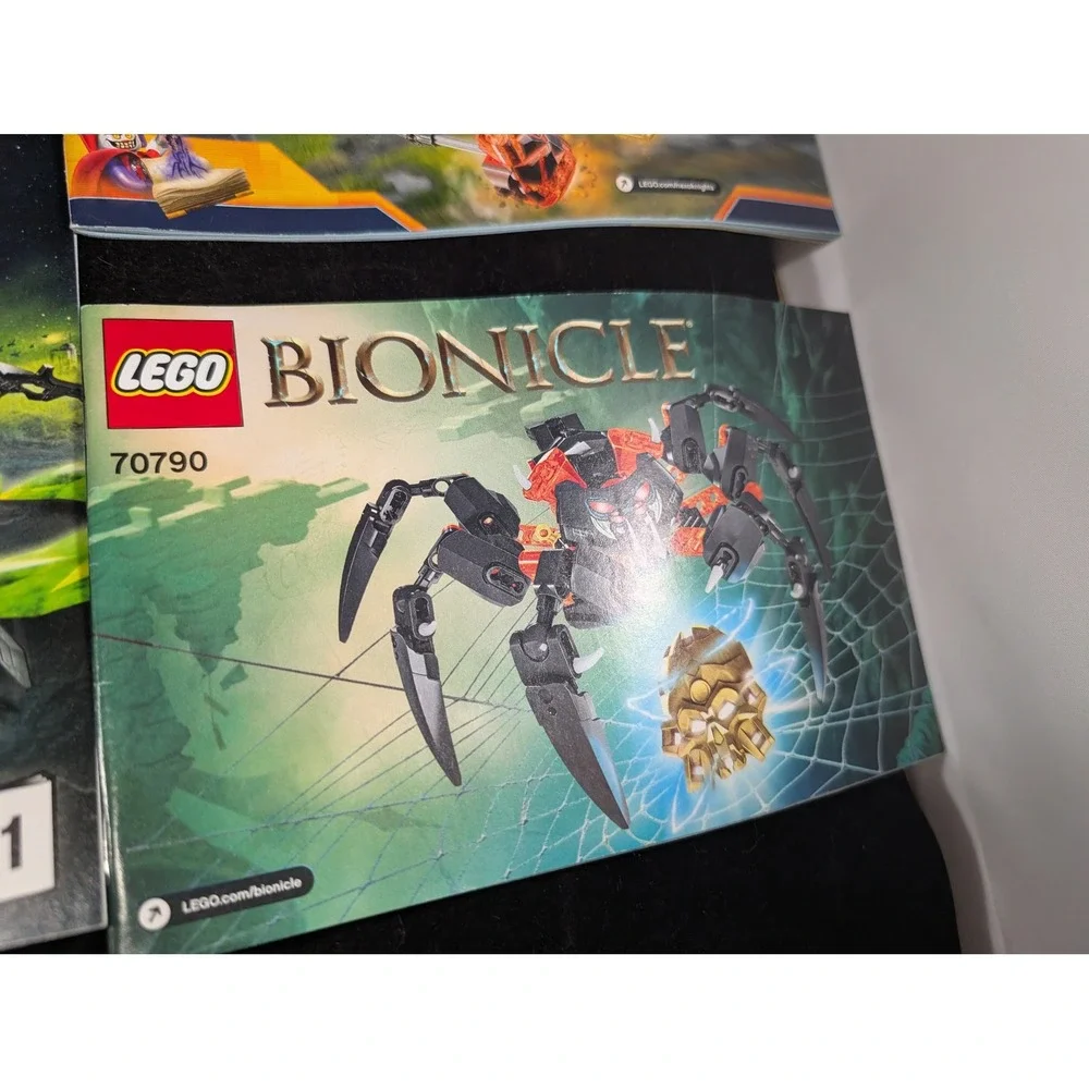 Lego Instruction Manual Lot Galaxy Squad Bionicle Nexo Knights 70707 70708 70313